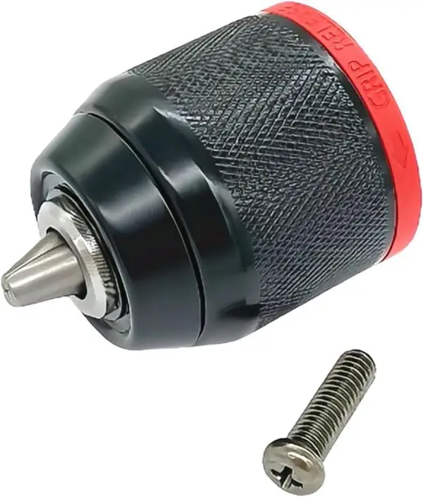 Chuck 766015-4 Replace for Milwaukee 2608/2504/2606/2701/2607/2702/3404/2503/M18BDD Drill Chuck 1/2-20UNF Mount 1.5-13mm Clamping Capacity
